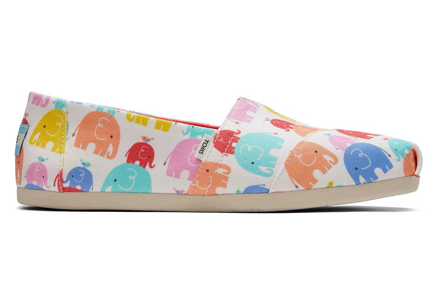 Toms Alpargata Elephants Espadrille Multicolor - Womens - 74325-XKGN